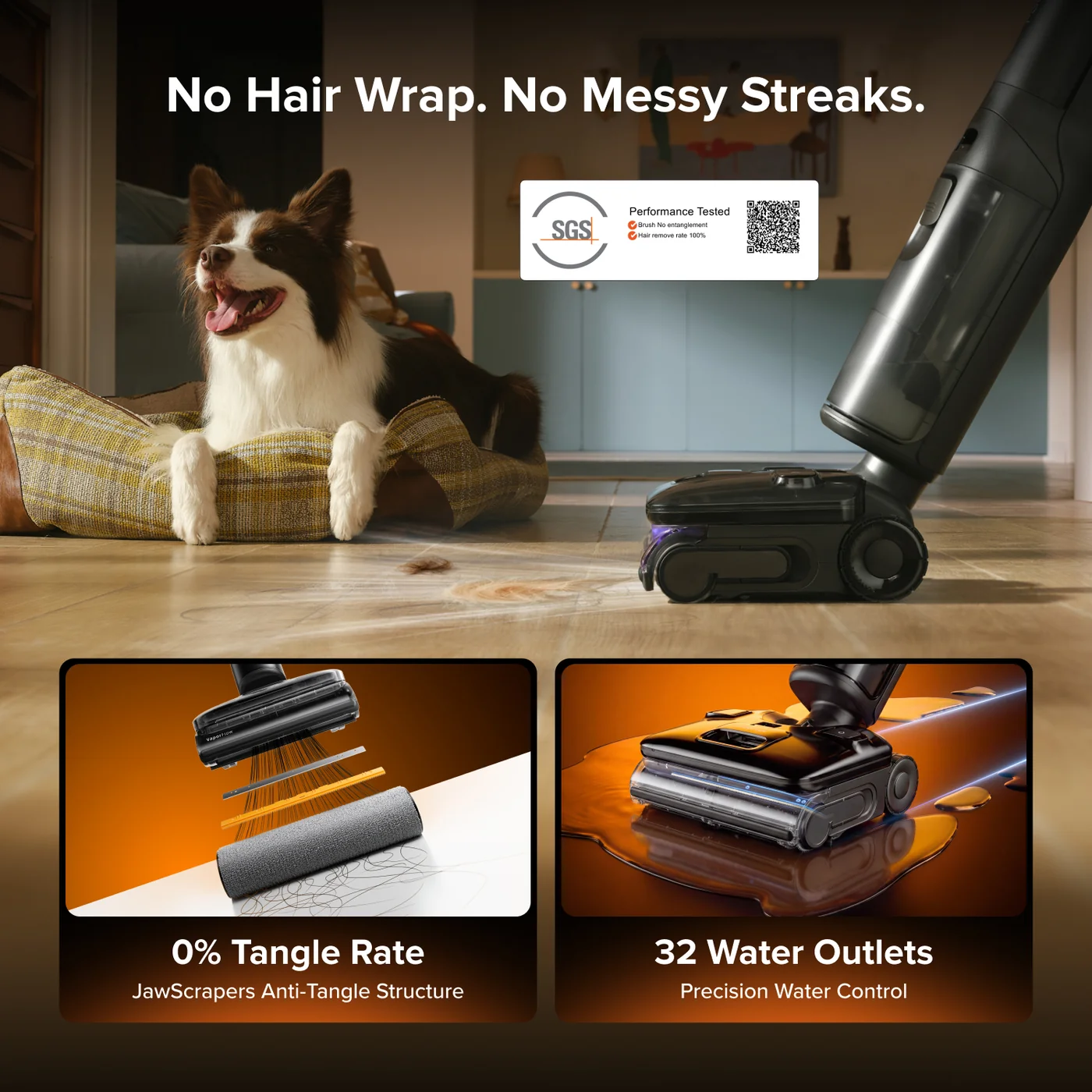 roborock f25 steam wet dry vacuum with steam and high temperature se