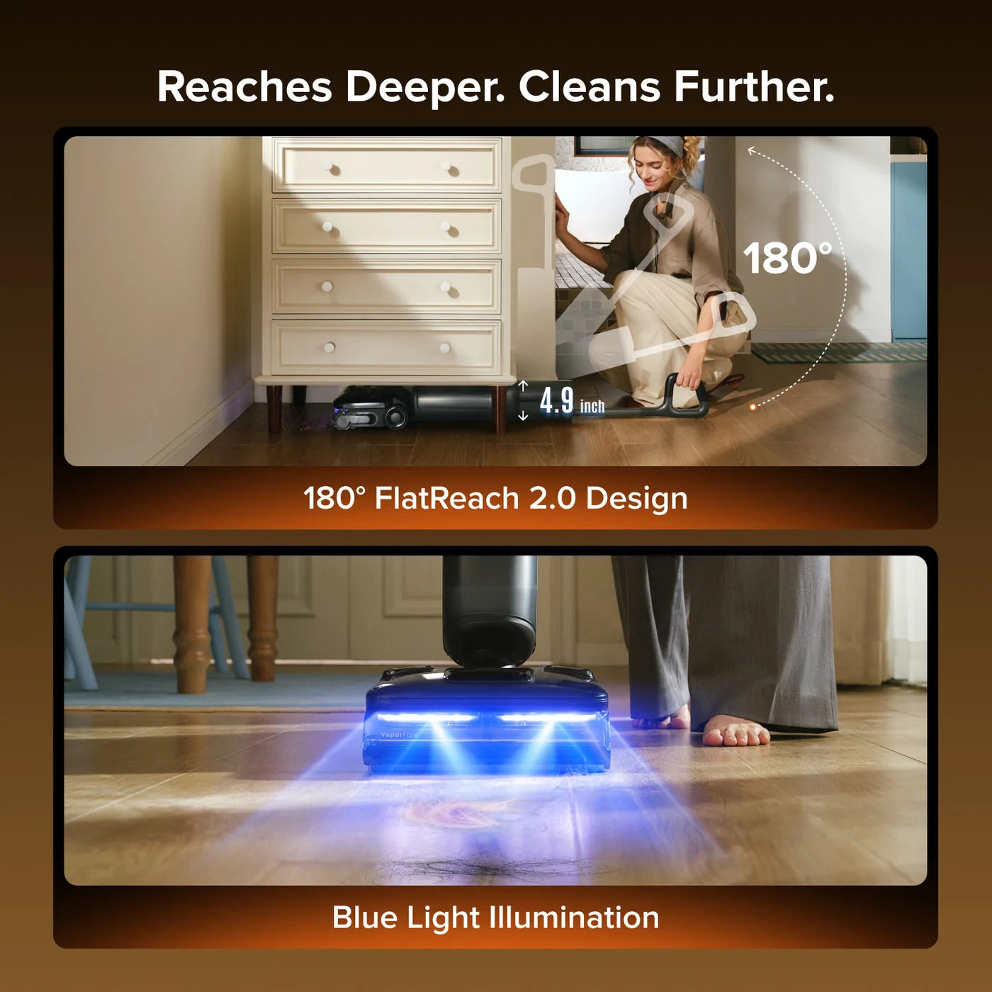 roborock f25 steam wet dry vacuum with steam and high temperature se